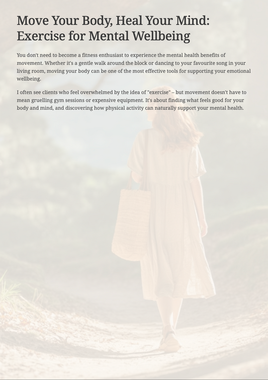 Move Your Body, Heal Your Mind.